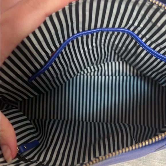 Kate Spade Maise Blue Bow Satchel Bag with Gold Hardware - Picture 8 of 10